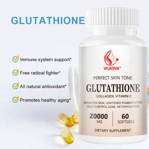 Capsule di Glutatione Liposomiale e Collagene OEM di Alta Qualità 20000mg, Migliori Integratori di Acido Glutammico per lo Sbiancamento della Pelle degli Adulti - Product Image 2