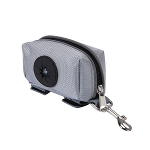 Porte-sacs à déjections canines en tissu Oxford avec fermeture éclair, sac portable pour laisse de chien 0,3 L, pour l'élimination des déchets d'animaux - Product Image 5