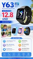 Reloj Inteligente para Niños Y63 2026, Tarjeta SIM 4G, Cámara, Robot, Despertador, Chat de Voz, Videollamada, LBS, GPS, WIFI, Posicionamiento, IP67