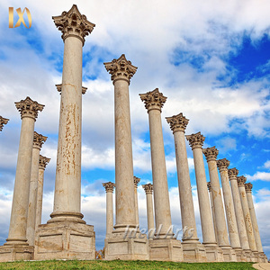 Columnas Romanas Corintias de Piedra Natural Ideal Arts, Pilares Decorativos de Mármol para Interiores y Exteriores para <span class=keywords><strong>Arquitectura</strong></span> de Viviendas - Product Image 3