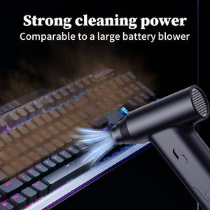 Điện nén không khí Khăn lau bụi không khí sạch hơn phun Blower bàn phím máy tính thiết bị điện tử làm sạch khí nén Khăn lau bụi súng - Product Image 2
