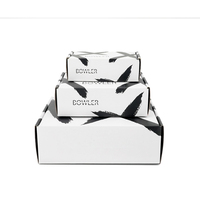 Caja de Correo Blanca Blanca, Tono Neutro Suave, Embalaje Minimalista Premium para Marcas de Lujo