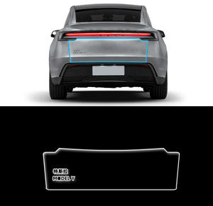 Revêtement de voiture <span class=keywords><strong>invisible</strong></span> TPU Tesla Model Y - Brillant, hydrophobe, protection complète du véhicule, PPF résistant aux rayures, autocollant transparent 7,5 mil - Product Image 3