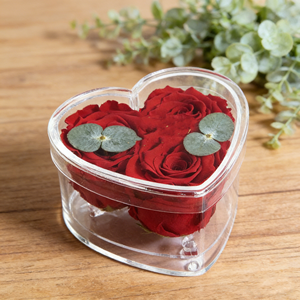 Boîte à fleurs carrée en acrylique transparent à 3 trous avec design personnalisable pour - Product Image 1