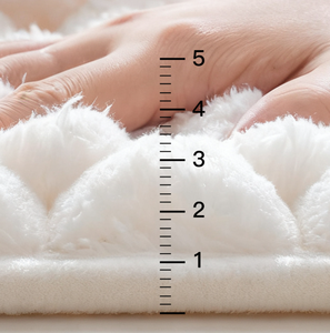 Alfombra de Baño Ultra Suave de Espuma Viscoelástica DaiRui, Antideslizante, Absorbente, de Felpa con Burbujas, Lavable a Máquina - Product Image 4