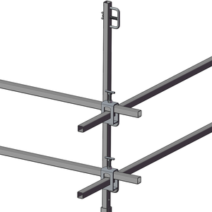 LINYIQUEEN Australian Hot Dip Galvanized <strong>Concrete</strong> Flat Roof Edge Protection Roof Guardrail <strong>Post</strong> - Product Image 4