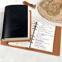 Ensemble cadeau promotionnel d'entreprise personnalisé, couverture de carnet en cuir PU A4/A5/A6, agenda, carnet de sublimation avec logo imprimé, cadeau