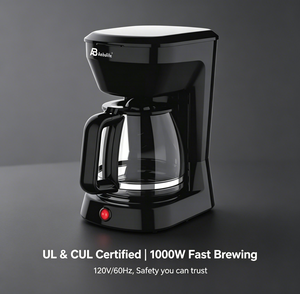 Cafetière à filtre Anbolife 1000W avec bouteille en verre de 1,8 L, capacité de 12 tasses pour usage domestique OEM - Product Image 3