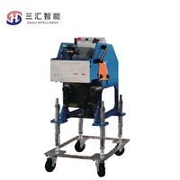 Machine de chanfreinage et de fraisage automatique portable pour tuyaux et tôles métalliques, angle de rainurage réglable de 0 à 90°, vitesse de traitement de 1 à 3 m/min