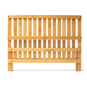 Grand égouttoir à vaisselle pliable <span class=keywords><strong>en</strong></span> <span class=keywords><strong>bambou</strong></span> à 2 niveaux pour comptoir de cuisine - Product Image 3