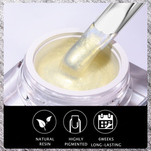 JTING Résine Naturelle Haute Pigmentation 2 Couleurs Gel Polish Quicksand Argent Or UV LED Multi-Effets OEM Personnalisé Marque Privée - Product Image 4
