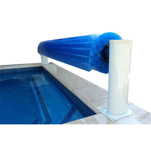 Couverture de <span class=keywords><strong>piscine</strong></span> <span class=keywords><strong>électrique</strong></span> hors sol à lattes PC Couverture de <span class=keywords><strong>piscine</strong></span> de sécurité automatique avec télécommande - Product Image 1
