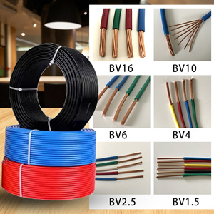 Cavo elettronico BVR, rame incagliato da <span class=keywords><strong>0</strong></span>.5mm con isolamento in PVC, 300V classificato per uso sotterraneo - Product Image 6