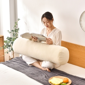 Oreiller de corps rond de 34 pouces Support de dormeur latéral adulte <span class=keywords><strong>Lit</strong></span> extra long Corps Cervical Rouleau Cylindre <span class=keywords><strong>Cylindrique</strong></span> Traversin Oreillers - Product Image 2