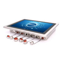 Panel PC Industrial Táctil con Carcasa de Acero Inoxidable, Resistente al Agua IP67, Todo en Uno para Fábrica de Alimentos