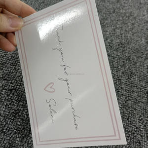 Cartoline di auguri con Logo personalizzato con marchio di ringraziamento per acquisti - Product Image 3