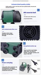 바닷물 탱크 용 정원 연못 순환 펌프 용 공장 도매 3W-60W 수족관 펌프 - Product Image 5