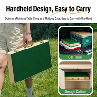 Table de Mahjong miniature pliable portable