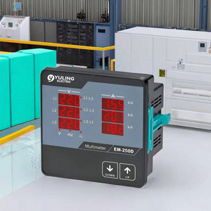 มิเตอร์วัดไฟฟ้าดิจิตอล YULING EM-06 แบบสามเฟส แสดงผลโวลต์ แอมแปร์ ความถี่ ลำดับเฟส ความแม่นยำ 12 1 1% - Product Image 5