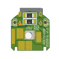 Lime à ongles électrique PCBA avec écran LED et prise rechargeable Type-C 3,7 V, service OEM/ODM pour applications de soins personnels