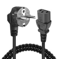 Rallonge électrique Schuko à ressort 3 fils avec prise 16A 250V 1m CE