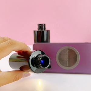 Premium Quality Violet <b>Bottle</b> 30ml 50ml 100ml 200ml Flat Shoulder Black Violet Glass Serum Oil Dropper <b>Pump</b> <b>Bottle</b> - Product Image 2