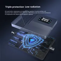 Amplificateur de signal de téléphone mobile 2G-5G avec gain de 100 dB et couverture de 500-3000 m² pour sous-sol, maison, parking