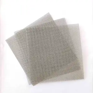 Anping Food Grade AISI SUS 304 316 316L 430 904L 100 150 120 180 220 Micron Screen Stainless Steel Square Woven Wire Mesh