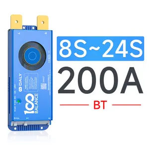 100 баланс B2A24S20PLifepo4 8S ~ 24S 200A bms BULIT-IN BT модуль JKBMS ежедневный JBDBMS умный активный баланс Bms BMS