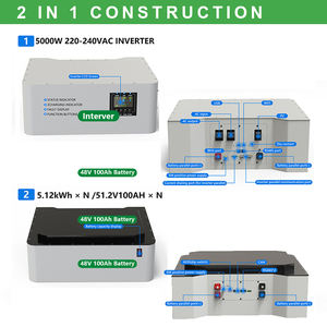 모든 IN <span class=keywords><strong>1</strong></span> 15Kwh 태양열 인버터 스택 리튬 배터리 가정 에너지 저장 6000 사이클 랙 <span class=keywords><strong>LiFePO4</strong></span> AKKU 48V 300Ah <span class=keywords><strong>LiFePO4</strong></span> 배터리 - Product Image 3