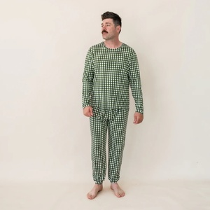 Ensemble <span class=keywords><strong>de</strong></span> vêtements <span class=keywords><strong>de</strong></span> <span class=keywords><strong>nuit</strong></span> en viscose <span class=keywords><strong>de</strong></span> bambou pour couple, pyjamas anti-rétrécissement pour hommes et femmes, manches longues, vêtements <span class=keywords><strong>de</strong></span> détente assortis pour <span class=keywords><strong>la</strong></span> famille, vêtements <span class=keywords><strong>de</strong></span> <span class=keywords><strong>nuit</strong></span> doux pour <span class=keywords><strong>la</strong></span> peau - Product Image 1