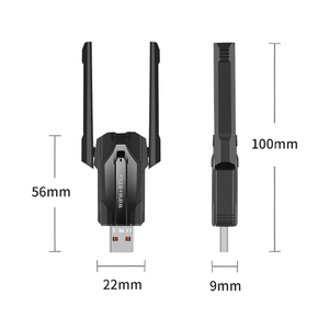 Wifi 6 banda dual 5G tarjeta de red inalámbrica AX900M sin unidad <span class=keywords><strong>USB</strong></span> Bt 5,4 recibir 2 en 1 Adaptador de computadora de escritorio receptor Wifi - Product Image 5