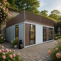 Conteneur modulaire préfabriqué en panneaux sandwich d'acier, hauteur 30 pieds, largeur accrue, pour la construction – Fournisseur en gros pour entrepreneurs