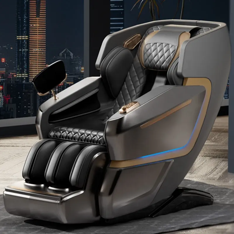 Leercon Hot Cheap 4D Shiatsu Zero Gravity luxury SL electric full body Massage recliner Chair With Foot Massage