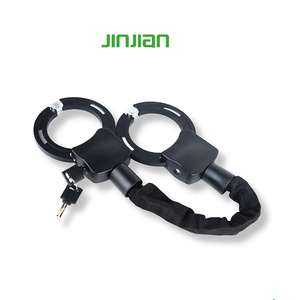 <span class=keywords><strong>Antivol</strong></span> de chaîne robuste Jinjian pour moto et VTT avec housse en nylon – Accessoires de sécurité pour vélo - Product Image 1
