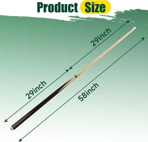 Taco <span class=keywords><strong>de</strong></span> <span class=keywords><strong>Billar</strong></span> Corto <span class=keywords><strong>de</strong></span> Acero Inoxidable <span class=keywords><strong>de</strong></span> 1 Metro y 2 Piezas para Niños y Adultos, <span class=keywords><strong>Mini</strong></span> Taco <span class=keywords><strong>de</strong></span> <span class=keywords><strong>Billar</strong></span> Duradero para Práctica y Entrenamiento - Product Image 3