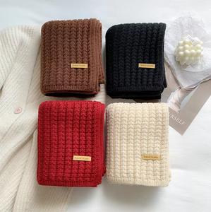 170*27cm New Winter Versatile Student Girl Cute Knitted Warm <b>Scarf</b> Couple <b>Neck</b> <b>Scarf</b> - Product Image 2