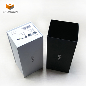 Logotipo de impresión personalizado de fábrica Hermoso diseño Caja de embalaje de cartón de papel de cierre magnético de alta calidad para gafas de sol Gafas - Product Image 5