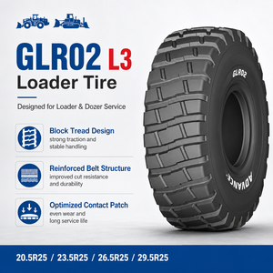 Neumático para Cargadora OTR GLR02 E3/L3 de GUIZHOU, Neumático de Alta Resistencia para Minería y Canteras, Resistente a Cortes, 20.5R25 23.5R25 26.5R25 29.5R25 - Product Image 5
