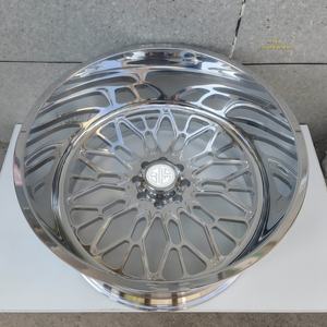 Rines Forjados de Aleación de Aluminio Cromados de 20-26 Pulgadas con Profundidad Personalizada, 8X170, para Camionetas Todoterreno Ford GMC Ram2500 3500 - Product Image 3