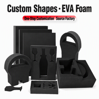 Inserts de colisage pour la découpe de mousse EPE/PU/EVA antichoc noire et blanche, garnitures pour boîtes de transport