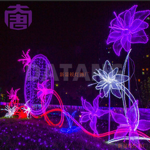 ไฟประดับตกแต่งดอกไม้คริสต์มาสแบบกันน้ำ LED สำหรับตกแต่งภูมิทัศน์กลางแจ้ง เหมาะสำหรับเทศกาล ถนน และสวน - Product Image 5