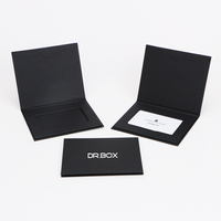Boîte en papier pour cartes bancaires de luxe, emballage personnalisé pour cartes bancaires et cartes de visite, boîte-cadeau pour cartes bancaires