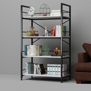Estantería Moderna de Metal Blanco de 4 Niveles para Exhibición de Libros, <span class=keywords><strong>Diseño</strong></span> KC-R0612 - Product Image 3