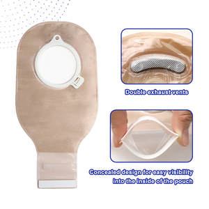 Bolsas <span class=keywords><strong>de</strong></span> Colostomía <span class=keywords><strong>de</strong></span> <span class=keywords><strong>Dos</strong></span> <span class=keywords><strong>Piezas</strong></span> con Cintas Adhesivas, Película <span class=keywords><strong>de</strong></span> PE <span class=keywords><strong>de</strong></span> 300x150mm con Filtro - Product Image 2