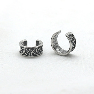 yunnique <b>Cuff</b> <b>Earrings</b> Titanium Steel Geometric Design Party Style Men Women Ear Clips - Product Image 4
