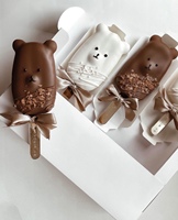 Meimei — boîte à gâteaux avec Logo personnalisé, 3 ou 4 diviseur, coffret d'emballage blanc avec fenêtre transparente