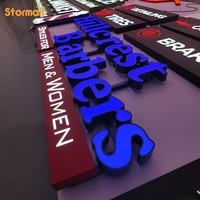 Enseigne lumineuse LED en acrylique avec logo personnalisé pour la publicité extérieure, la marque, la signalisation commerciale et l'affichage des entreprises