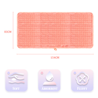 Serviettes en polaire bulle en gros, serviettes de bain à séchage rapide, extra épaisses et extra grandes, super absorbantes, sans peluches