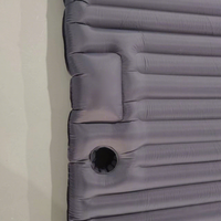 Matelas pneumatique portable facile à transporter pour un sommeil confortable, design pliable pour la chambre, la salle de sport, l'hôtel, les aventures en plein air